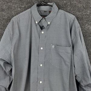 Rafter C ProFlex 45 Performance Western Long Sleeve Button Down Shirt Mens Large